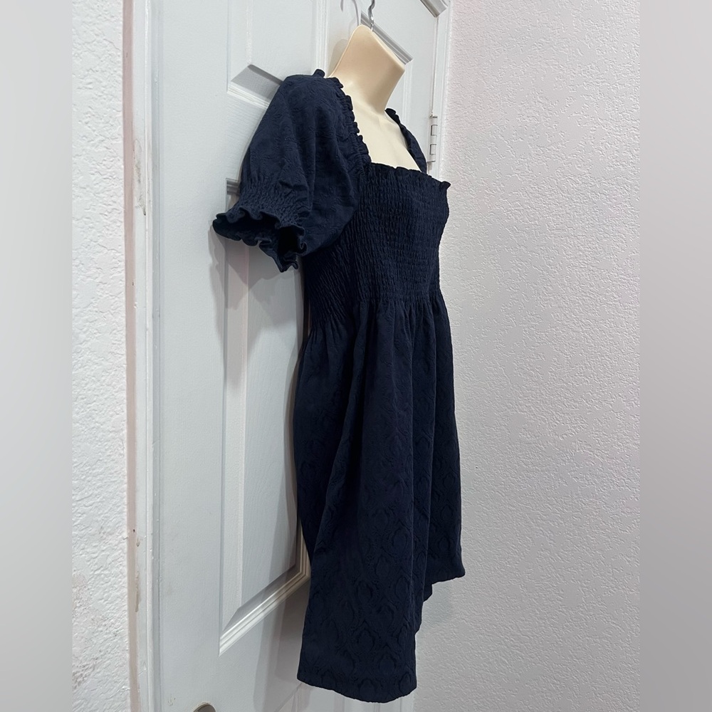 Hill House Nap Mini Dress in Athena in Navy Brocade-Limited Edition-Size M - EUC - Picture 8 of 12